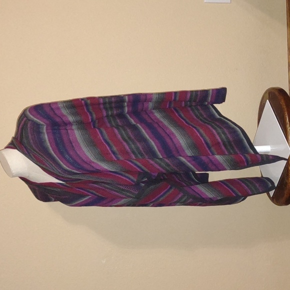 Lauren Ralph Lauren Cotton/Linen Blend Open Front Cardigan Size M - Picture 2 of 9